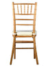 Chivari Dark Natural ToughWood™ Chiavari Chair CCWND-ZG-T