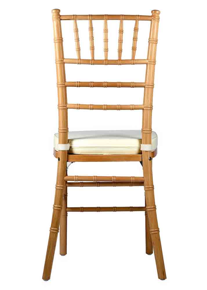 Chivari 40 Chair Pack Dark Natural ToughWood™ Chiavari Chair CCWND-ZG-T-40