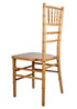 Chivari Dark Natural ToughWood™ Chiavari Chair CCWND-ZG-T