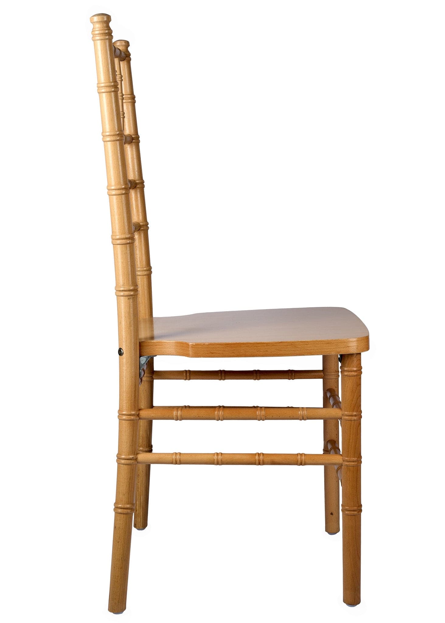 Chivari 40 Chair Pack Dark Natural ToughWood™ Chiavari Chair CCWND-ZG-T-40