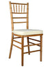 Chivari Dark Natural ToughWood™ Chiavari Chair CCWND-ZG-T
