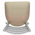 Chivari Ladder Back Restaurant Chair with Silver Frame and Light Gray Vinyl Seat CLMSVLGY-ZF-KT