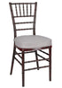 Chivari Mahogany WoodGrain™ Resin Steel Skeleton™ Chiavari Chair CCRMB-STEEL-AX-T