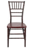 Chivari Mahogany WoodGrain™ Resin Steel Skeleton™ Chiavari Chair CCRMB-STEEL-AX-T
