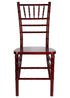 Chivari Mahogany Red Wine ToughWood™ Chiavari Chair CCWM-ZG-T