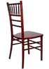 Chivari Mahogany Red Wine ToughWood™ Chiavari Chair CCWM-ZG-T