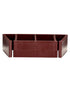 Chivari 50 Pack Mahogany Ganging Clip for Resin Folding Chairs PARTS-FOLD-RESIN-CLIP-MH50