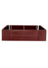 Chivari 50 Pack Mahogany Ganging Clip for Resin Folding Chairs PARTS-FOLD-RESIN-CLIP-MH50