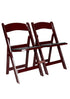 Chivari 50 Pack Mahogany Ganging Clip for Resin Folding Chairs PARTS-FOLD-RESIN-CLIP-MH50