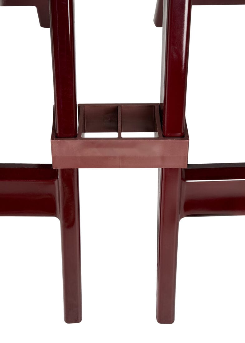 Chivari 50 Pack Mahogany Ganging Clip for Resin Folding Chairs PARTS-FOLD-RESIN-CLIP-MH50