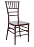 Chivari 40 Chair Pack Mahogany Steel Skeleton™ Resin Chiavari Chair CCRM-STEEL-AX-T-40
