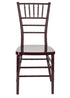 Chivari 40 Chair Pack Mahogany Steel Skeleton™ Resin Chiavari Chair CCRM-STEEL-AX-T-40