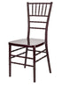 Chivari 40 Chair Pack Mahogany Steel Skeleton™ Resin Chiavari Chair CCRM-STEEL-AX-T-40