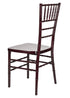 Chivari 40 Chair Pack Mahogany Steel Skeleton™ Resin Chiavari Chair CCRM-STEEL-AX-T-40