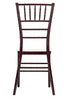 Chivari 40 Chair Pack Mahogany Steel Skeleton™ Resin Chiavari Chair CCRM-STEEL-AX-T-40