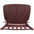 Chivari Mahogany WoodGrain™ Resin Steel Skeleton™ Chiavari Barstool BCRMB-ST-AX-T