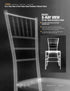 Chivari Mahogany WoodGrain™ Resin Steel Skeleton™ Chiavari Chair CCRMB-STEEL-AX-T