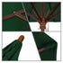 California Umbrellas Hunter Green 9' Hardwood Patio Umbrella, Olefin Canopy CAL-MARE908-F08