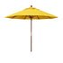 California Umbrellas Lemon 9' Hardwood Patio Umbrella, Olefin Canopy CAL-MARE908-F25