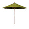California Umbrellas Kiwi 9' Hardwood Patio Umbrella, Olefin Canopy CAL-MARE908-F55