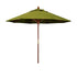 California Umbrellas Kiwi 9' Hardwood Patio Umbrella, Olefin Canopy CAL-MARE908-F55