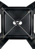 Chivari Black Semi-Gloss Tolix Style Metal Stool BTMBM-AX-T