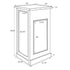 50' Black Portable Folding Bar - 11 Piece Set Three Panel Front with Flush Top - Long Island