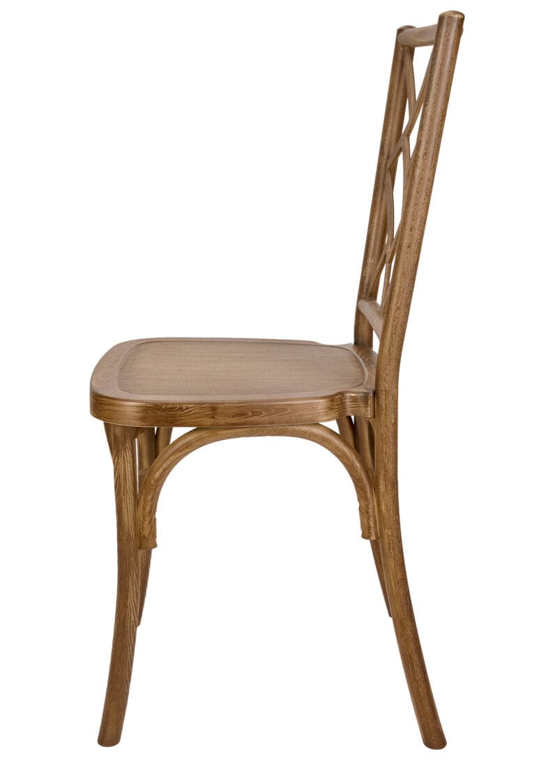 Chivari Chestnut ToughResin™ Mosaic Chair CMRC-ZG-T
