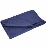 Oversized Blue Moving Blanket 75" x 104" – 800 GSM Heavy-Duty Furniture Pad for Event Rentals