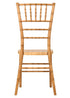 Chivari Natural WoodGrain™ Resin Steel Skeleton™ Chiavari Chair CCRNB-STEEL-AX-T