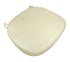 Chivari Ivory Vinyl 2" Thick Cross Back Cushion CUSHXSTRAPVINIVY-PVC-AX-T