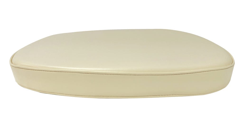 Chivari Ivory Vinyl 2" Thick Cross Back Cushion CUSHXSTRAPVINIVY-PVC-AX-T