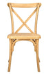 Chivari Natural X-Leg Farm Table Dining Set with 10 Chairs TFARM-NATURAL-X-LEG-KIT-CXR-AX