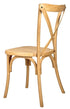 Chivari Natural X-Leg Farm Table Dining Set with 10 Chairs TFARM-NATURAL-X-LEG-KIT-CXR-AX