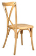 Chivari Natural X-Leg Farm Table Dining Set with 10 Chairs TFARM-NATURAL-X-LEG-KIT-CXR-AX