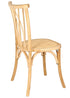 Chivari Natural ToughWood™ Willow Wood Chair With Rattan Seat and ColorCore CWWN-RS-AX-T