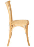 Chivari Natural ToughWood™ Willow Wood Chair With Rattan Seat and ColorCore CWWN-RS-AX-T