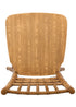 Chivari Natural WoodGrain™ Resin Steel Skeleton™ Chiavari Barstool BCRNB-ST-AX-T