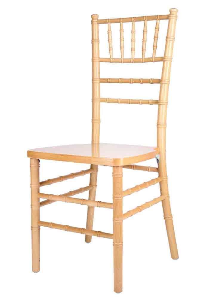 Chivari Light Natural ToughWood™ Chiavari Chair CCWNL-ZG-T