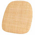 Chivari Natural Rattan Panel Back Seat Pad with SlipNot™ Technology CUSHPANRAT-NAT-A
