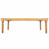 Chivari 96″ x 40″ (8 Foot) Natural Rectangle Thin Fluted Leg Wood Farm Table TFARMRT9640-NATURAL-T-LEG-AX-T
