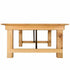 Chivari 72″ x 40″ (6 Foot ) Natural Rectangle Straight Leg Wood Farm Table TFARMRT7240-NATURAL-S-LEG-AX-T