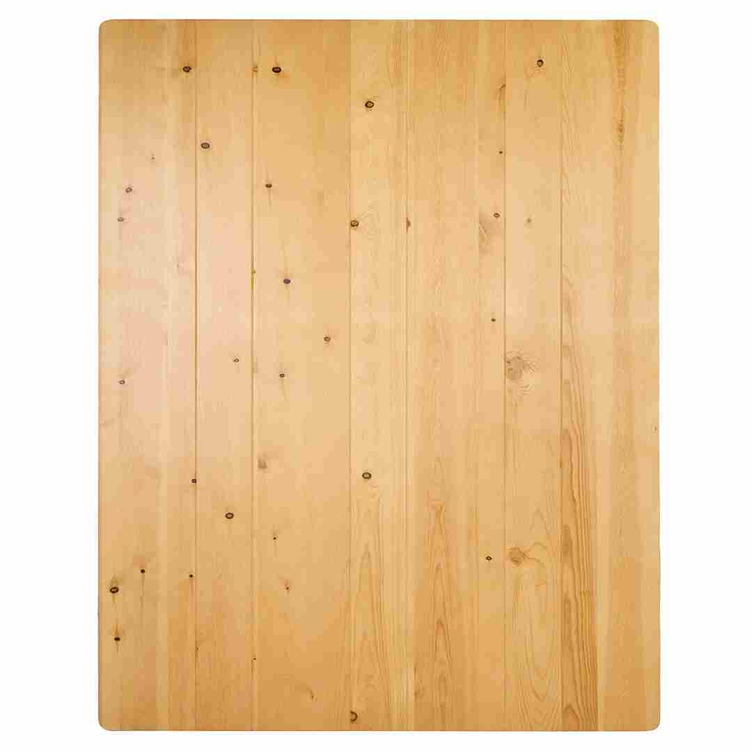 Chivari 72″ x 40″ (6 Foot ) Natural Rectangle Straight Leg Wood Farm Table TFARMRT7240-NATURAL-S-LEG-AX-T