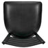 Chivari Ladder Back Bar Stool with Black Frame and Black Vinyl Seat BLMBVB-ZF-KT