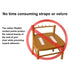 Chivari Ivory  1.75" Vinyl Panel Back Chiavari Cushion with SlipNot™ Technology CUSHPANVINIVY-SPNT-AX