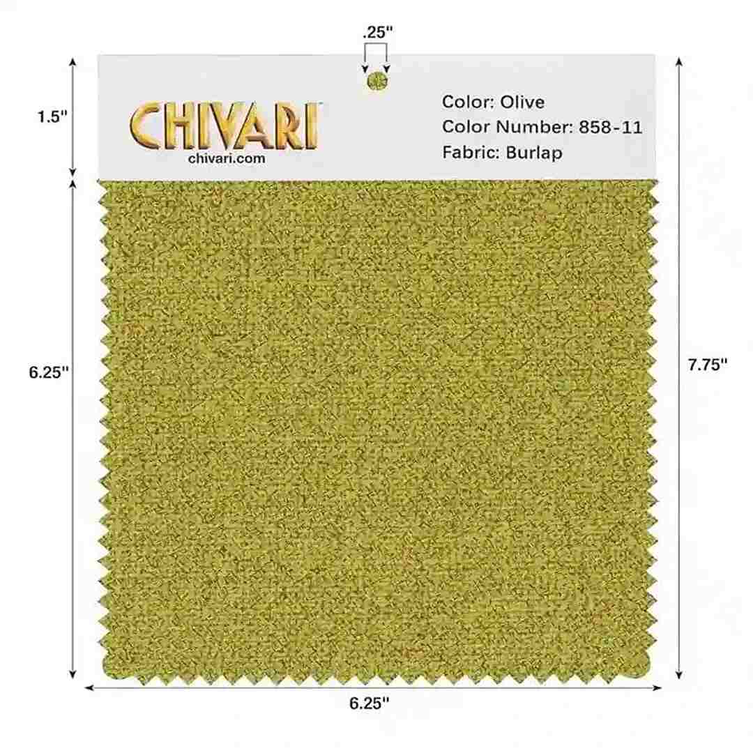 Chivari World’s Best Cushion Fabric Swatch – Olive SW-B-O-A