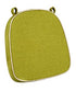 Chivari Olive with Beige Piping 2.5" Thick Chair Cushion - World's Best Cushions CUSHBST-OBR-AX-T