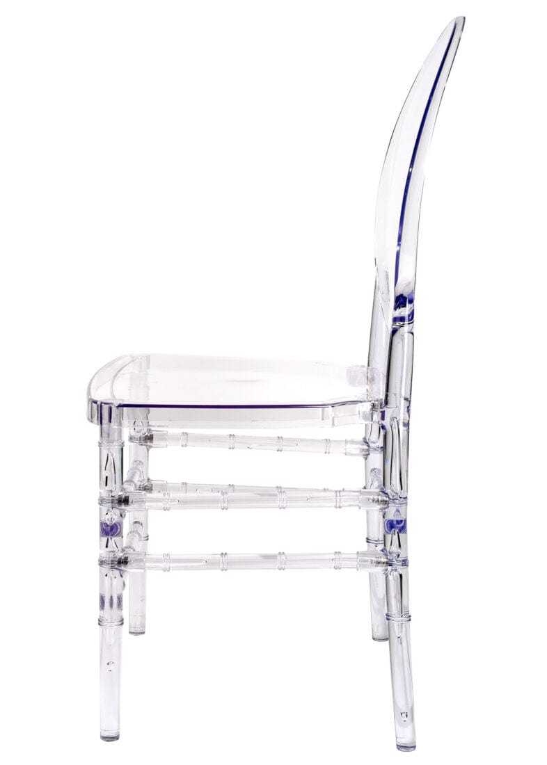 Chivari Clear Resin ProClear™ Solid Oval Chair CORSC-ZG-T