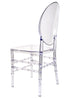 Chivari Clear Resin ProClear™ Solid Oval Chair CORSC-ZG-T