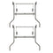 Chivari Grey Replacement Legs for 60" & 66" Round Plywood Table 1 Set with 2 Legs PARTS-TPLY-RD6066-LEG-AX